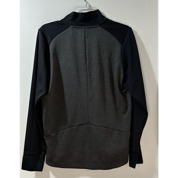 Nike Golf Dri fit mens gray black sweatshirt lion head logo 1/4 zip XL. #27-0689 - Picture 2 of 7